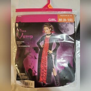 Nwt "Miss Vamp" Halloween Dress Costume